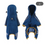 Thumbnail: Waterproof Dog Rain Coat Cat Rain Jacket Outdoor Pet Apparel Puppy Jumpsuit