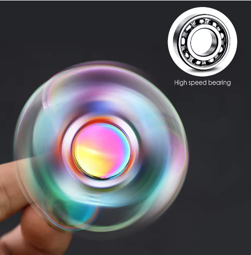Thumbnail: Stainless Steel Fidget Spinner High Speed Precision Hand Spinner for EDC ADHD An