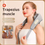 Thumbnail: Wireless Neck Shoulder Massage Pillow Electric Kneading Back Massager