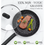 Miniatúra: 10 Inch Non-Stick Granite Frying Pan with Lid, Induction Compatible, Non-Toxic C