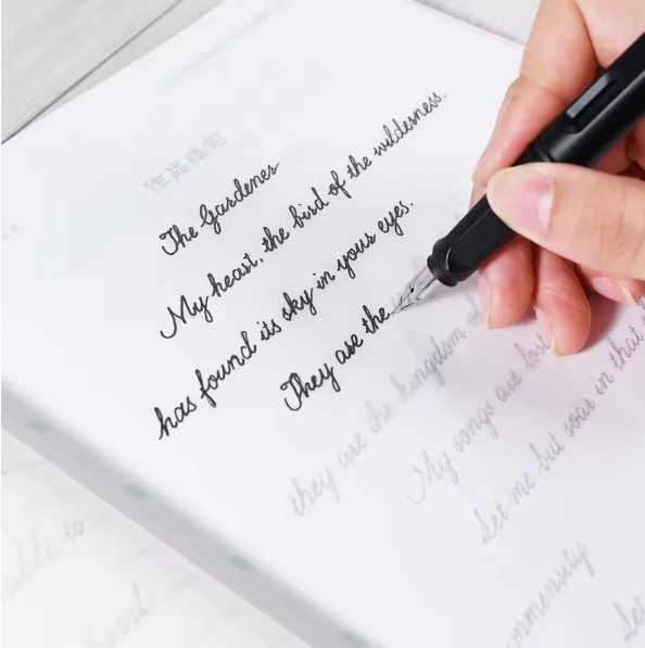 Thumbnail: English Calligraphy Copybook for Adults - Italian Italic Handwriting Practice Bo