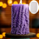 Thumbnail: DIY Lavender Relief Cylindrical Candle Silicone Mold for Flower Plant Crafts