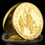 Thumbnail: Houston Fire Department Gold Plated Souvenir Coin Saint Florian Commemorative Me