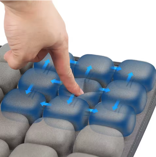 Thumbnail: 3D Inflatable Air Seat Cushion Lightweight Breathable Pressure Relief Pad