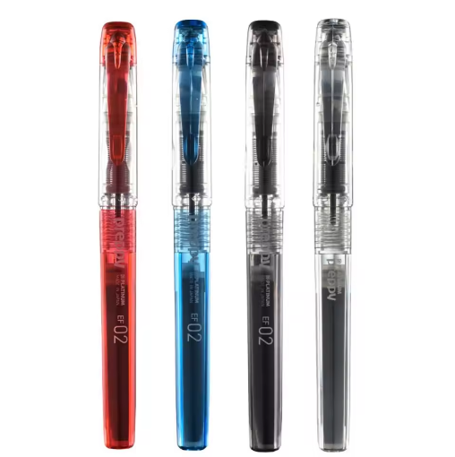 Platinum PSQ400/300 Fountain Pen Transparent Rod Calligraphy Writing Pen School