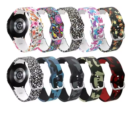 Silicone Strap for Samsung Galaxy Watch 5 Pro, 4 Classic (46mm, 42mm)