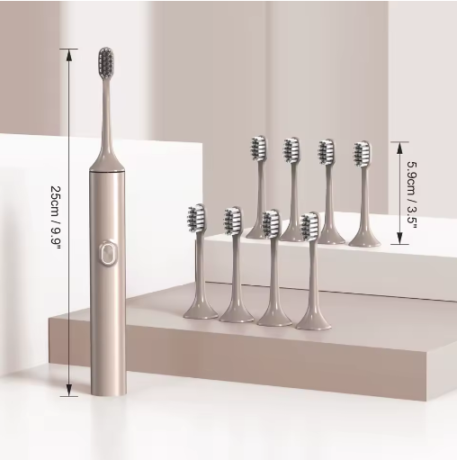 Thumbnail: SEJOY Ultrasonic Electric Toothbrush Smart Rechargeable Oral Cleaning Golden Fin