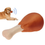 Thumbnail: Rubber Squeaky Chicken Leg Dog Toy for Puppies Chewing and Interactive Play