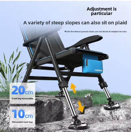 Miniatúra: Portable Folding Beach Chair Relaxing Camping Lounger for Travel and Fishing