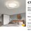 Thumbnail: Modern LED Ceiling Light for Bedroom Living Room Dimmable Remote Control 40cm