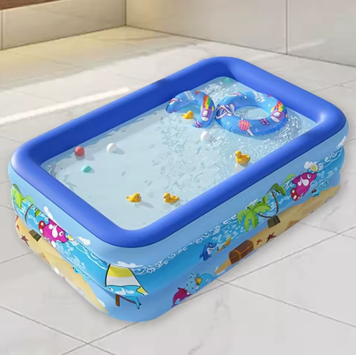 Thumbnail: Inflatable Kids Swimming Pool for Baby and Family Outdoor Summer Water Fun