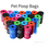 Thumbnail: Pet Poop Bags Disposable Dog Waste Bags with Paw Prints, 75 Pcs, Bulk Pack