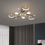 Thumbnail: Modern LED Ceiling Chandelier with Remote Control for Living Room and Bedroom
