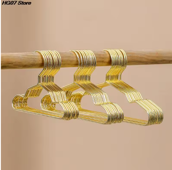 Thumbnail: IPC Baby Hangers Drying Rack Strong Small Metal Wire Pet Hangers for Dog Cat Gol