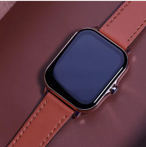 Thumbnail: Leather Strap for Samsung Galaxy Watch 6/5/4/Active 2, Huawei GT 2, Amazfit GTS