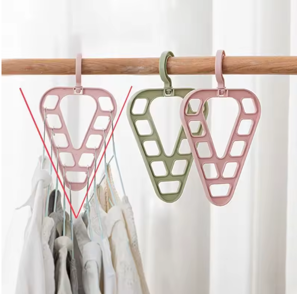 Miniatúra: Rotatable Clothes Storage Rack Hangers for Closet Organizer Multifunctional Nine