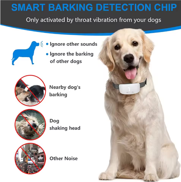 Thumbnail: Waterproof Dog Training Collar, Electric Shock Vibration Beep No Barking