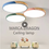 Thumbnail: LED Ceiling Light 13W 230MM Green Dimmable Warm White Modern Home Lamp