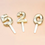 Thumbnail: 3D Number Birthday Candles, Gold Cake Topper for Anniversary Celebration