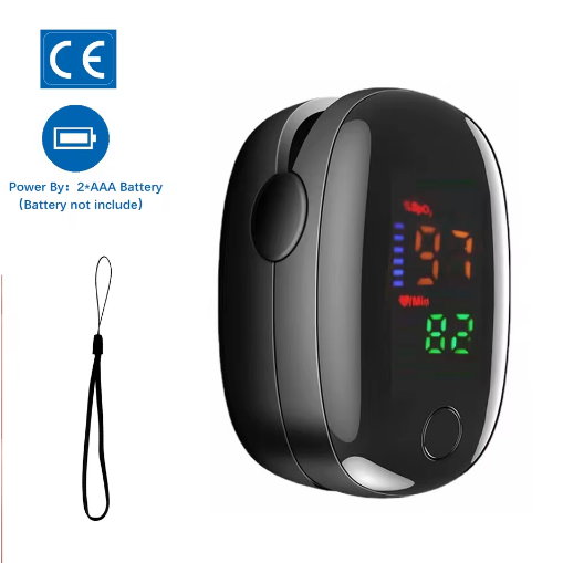 OLED Finger Pulse Oximeter Blood Oxygen SpO2 Monitor for Home and Family Use