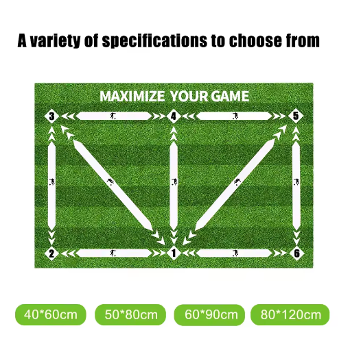 Foldable Non-Slip Football Training Mat for Kids and Adults Indoor Outdoor Use