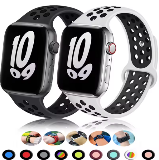 Sport Strap for Apple Watch 38mm 40mm 42mm 44mm 45mm 49mm Band Breathable