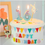 Thumbnail: Creative Starry Sky Digital Candles Gradient Ramp Birthday Cake Decoration Toppe