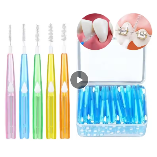 10/30pcs Telescopic Dental Interdental Brush 0.6-1.5mm –