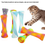 Thumbnail: 10pcs Colorful Cat Spring Toys Interactive Chewing Jumping Spiral Tubes Set