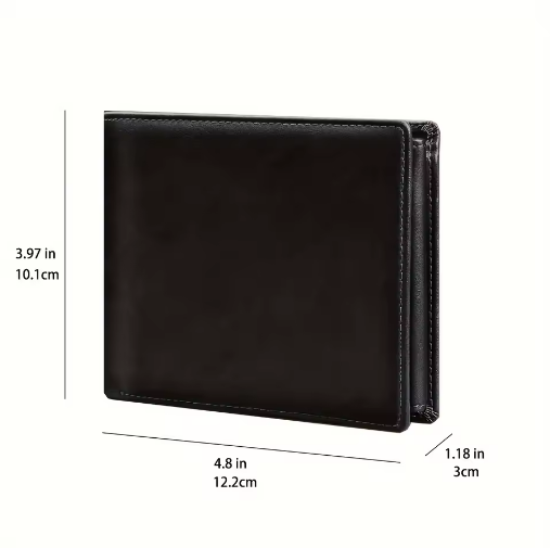 Thumbnail: Men's RFID Wallet Genuine Leather Slim Card Holder Large Capacity for Credit Car