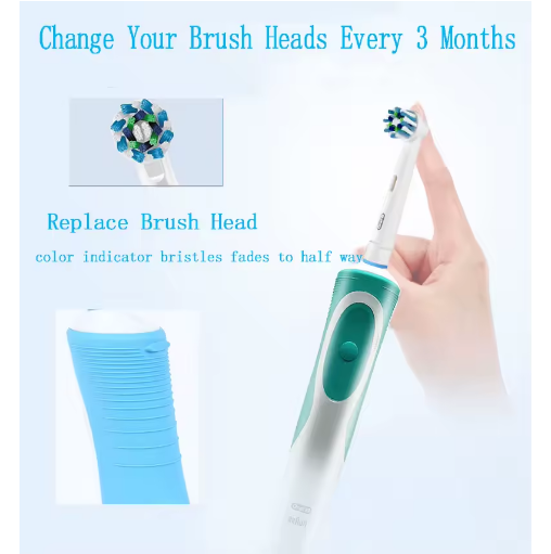 Thumbnail: Oral-B D12 Vitality Electric Toothbrush Rechargeable Sonic Soft Bristles Waterpr