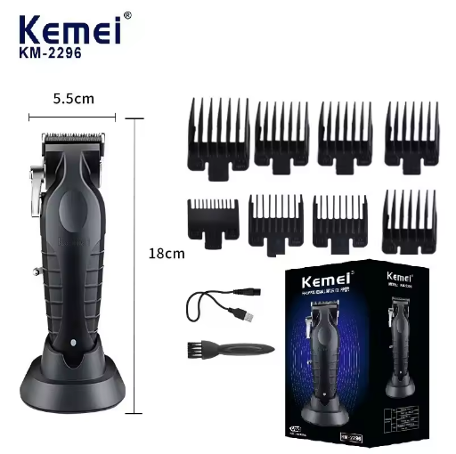 Miniatúra: KEMEI Professional Hair Clipper USB Adjustable Beard Trimmer for Men KM-2296