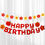 Thumbnail: Chinese Red Happy Birthday Banner Garland Bunting Party Decoration Background