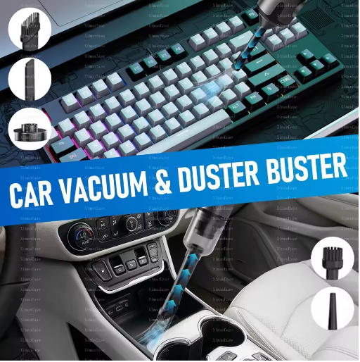 Thumbnail: Portable Wireless Car Vacuum Cleaner 199000PA High Power for Laptop & Vehicle