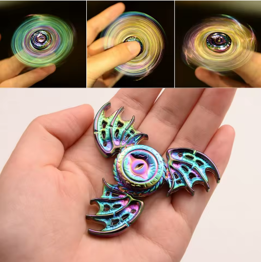 Miniatúra: Dragon Wings Metal Fidget Spinner High Speed Low Noise Focus Toy