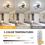 Thumbnail: Dimmable LED Ceiling Light 36W Modern Lamp for Living Room Bedroom Hallway