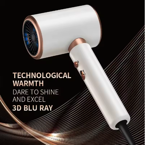 Miniatúra: 2000W High-Speed Hair Dryer with Turbine Motor and Negative Ion Technology