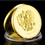 Thumbnail: Russian Peter The Great Gold Plated Collectible Souvenir Coin St. Petersburg