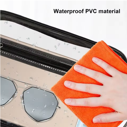 Miniatúra: Crossbody Bag with Adjustable Shoulder Strap Waterproof Clear PVC Mini Shopping