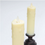 Thumbnail: Wax Dripped Flickering Flameless LED Taper Candle 2PCS Black Base 23cm Battery O