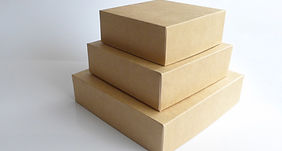Stacked Brown Boxes
