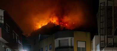 Spain evacuates hundreds over wildfire, strong winds