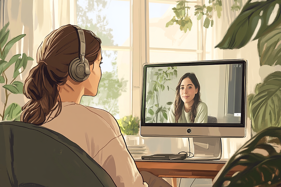 Licensed therapist providing secure and confidential teletherapy sessions for women living in Tampa, St. Petersburg, Clearwater, and surrounding areas