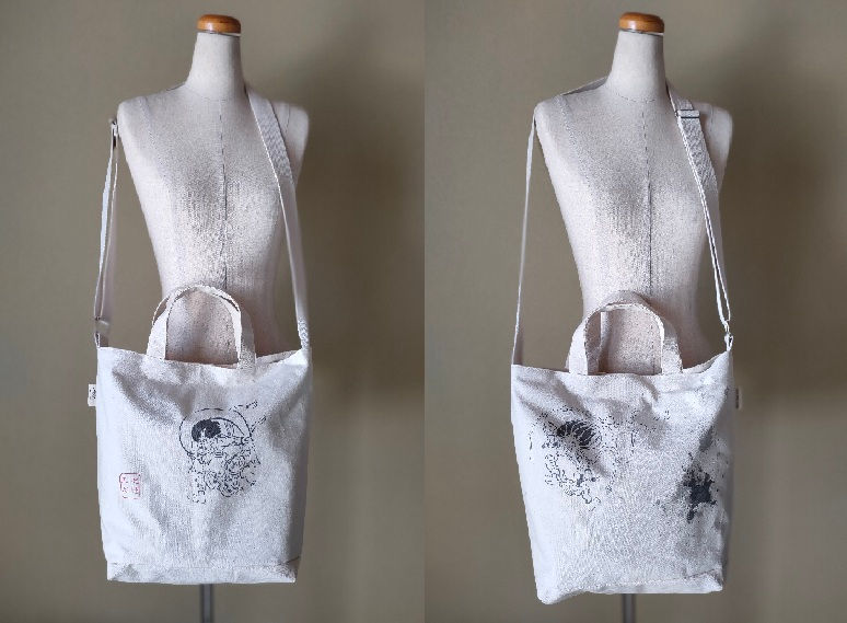 2WayTote Bag Raijin&Fujin(雷神風神) Type A