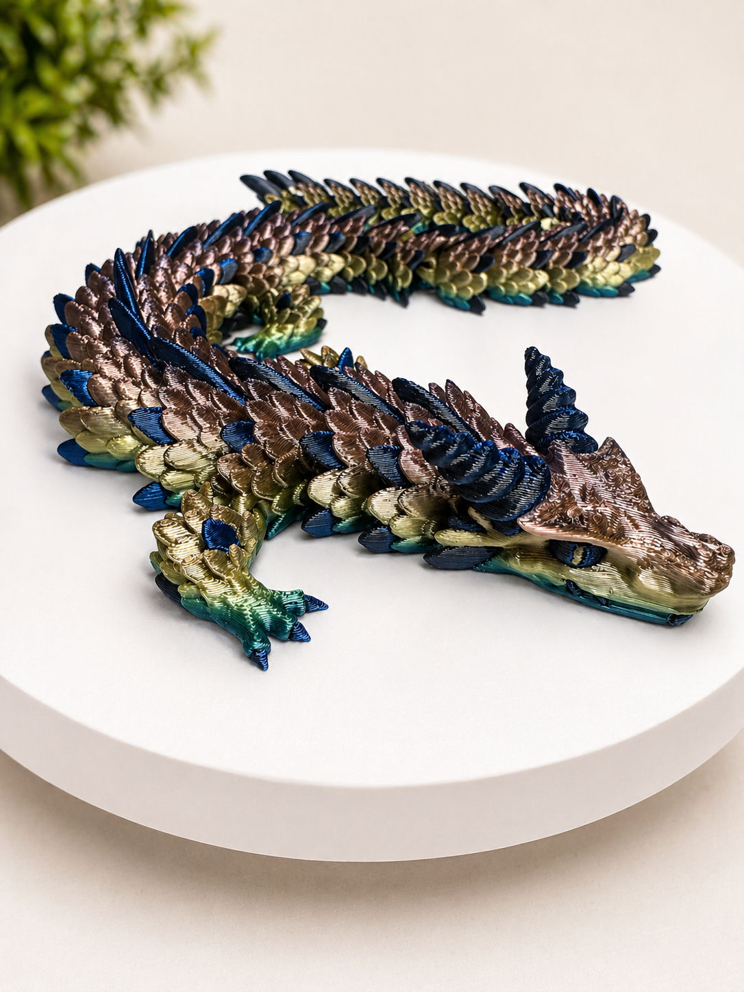 Articulated Dragon – Flexible 3D Printed Fidget & Collectible