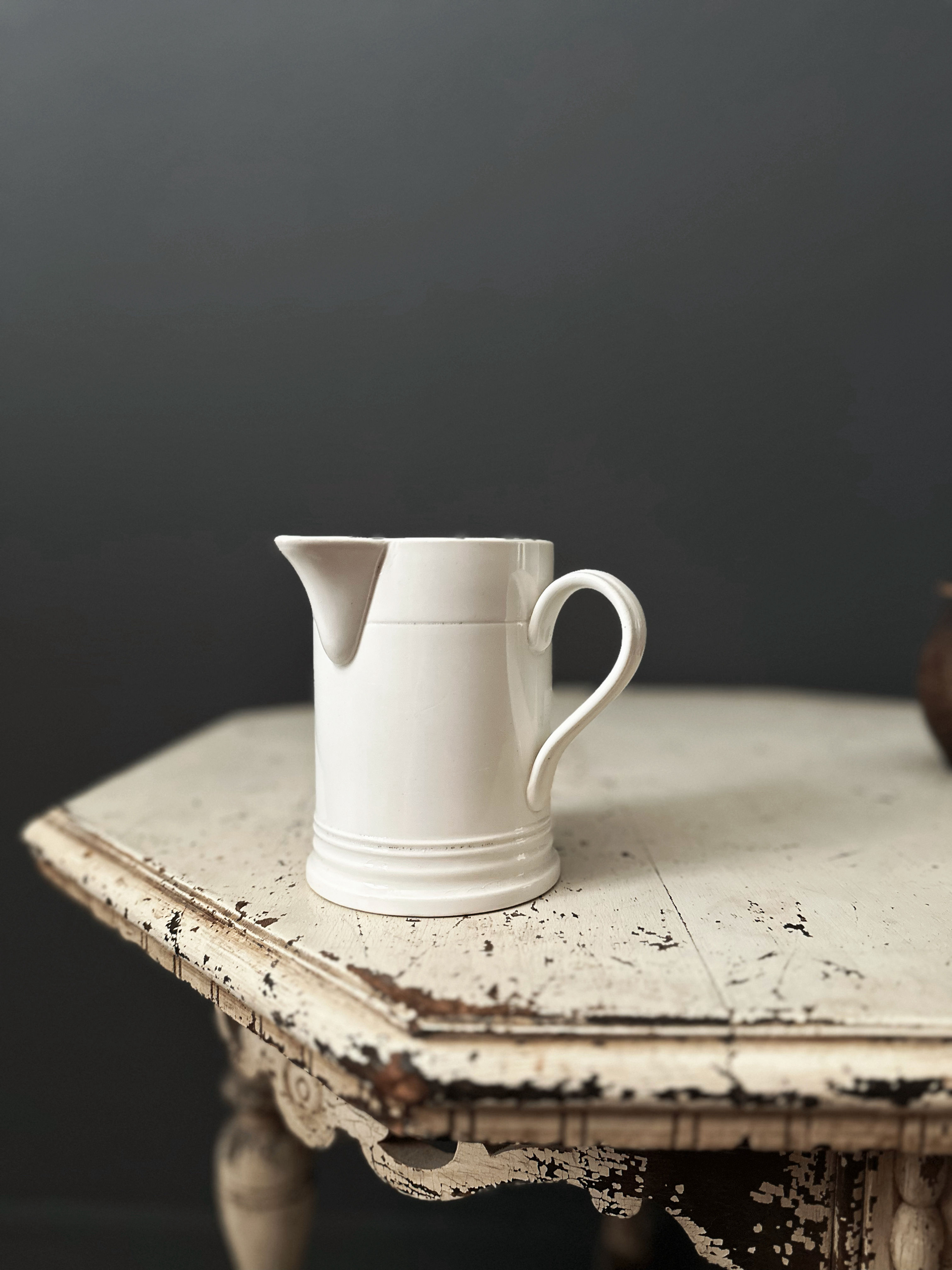 Dutch Ironstone Syrup Pitcher