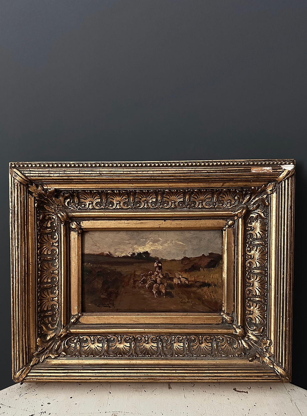 Thumbnail: 19th C French Oil Painting