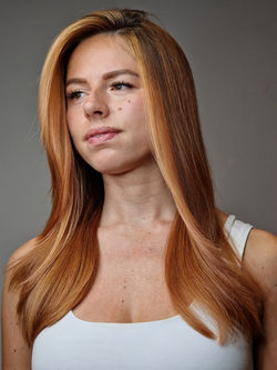 Front Frame Copper Balayage