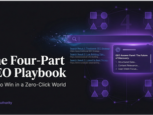 The Four-Part GEO Playbook: How to Win in a Zero-Click World