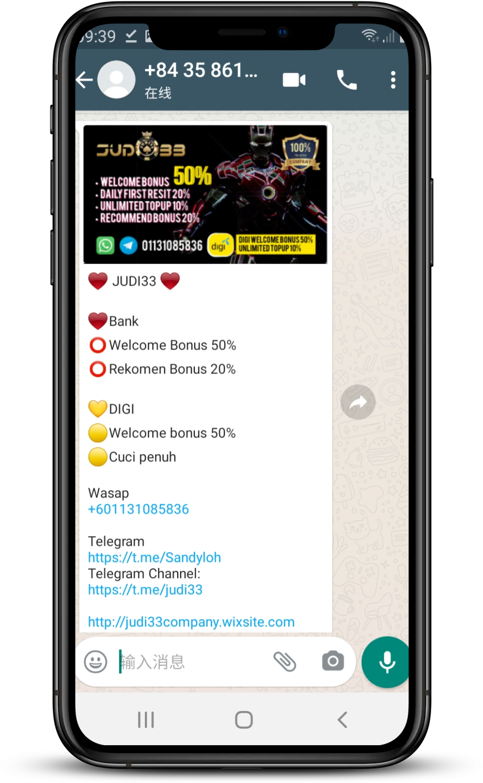 WhatsApp Business 应用程序